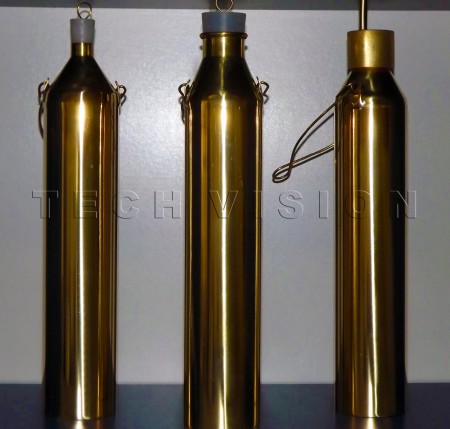 Saca amostra de latão polido - Garrafa